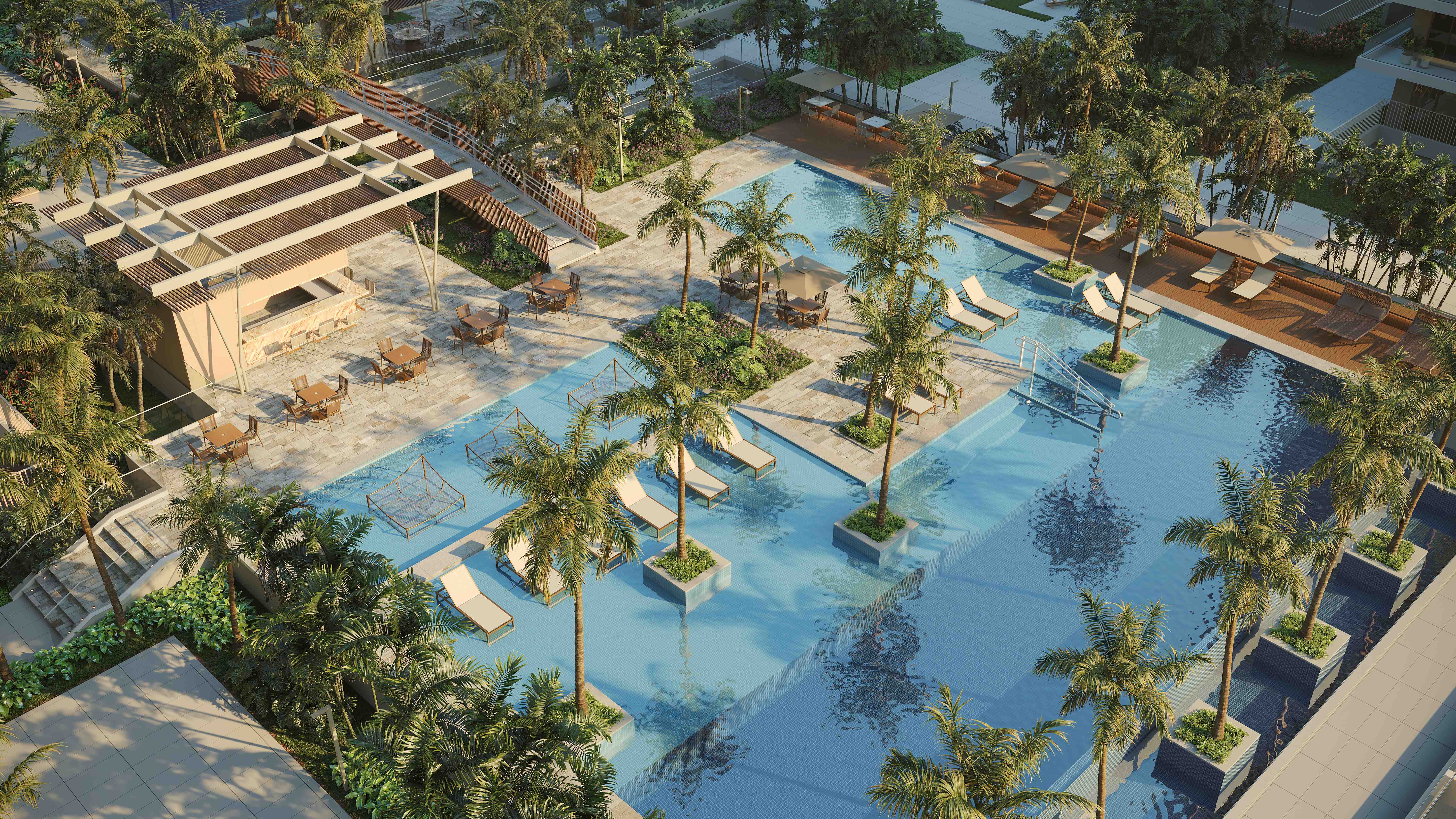 Vista aérea do ORO Residences