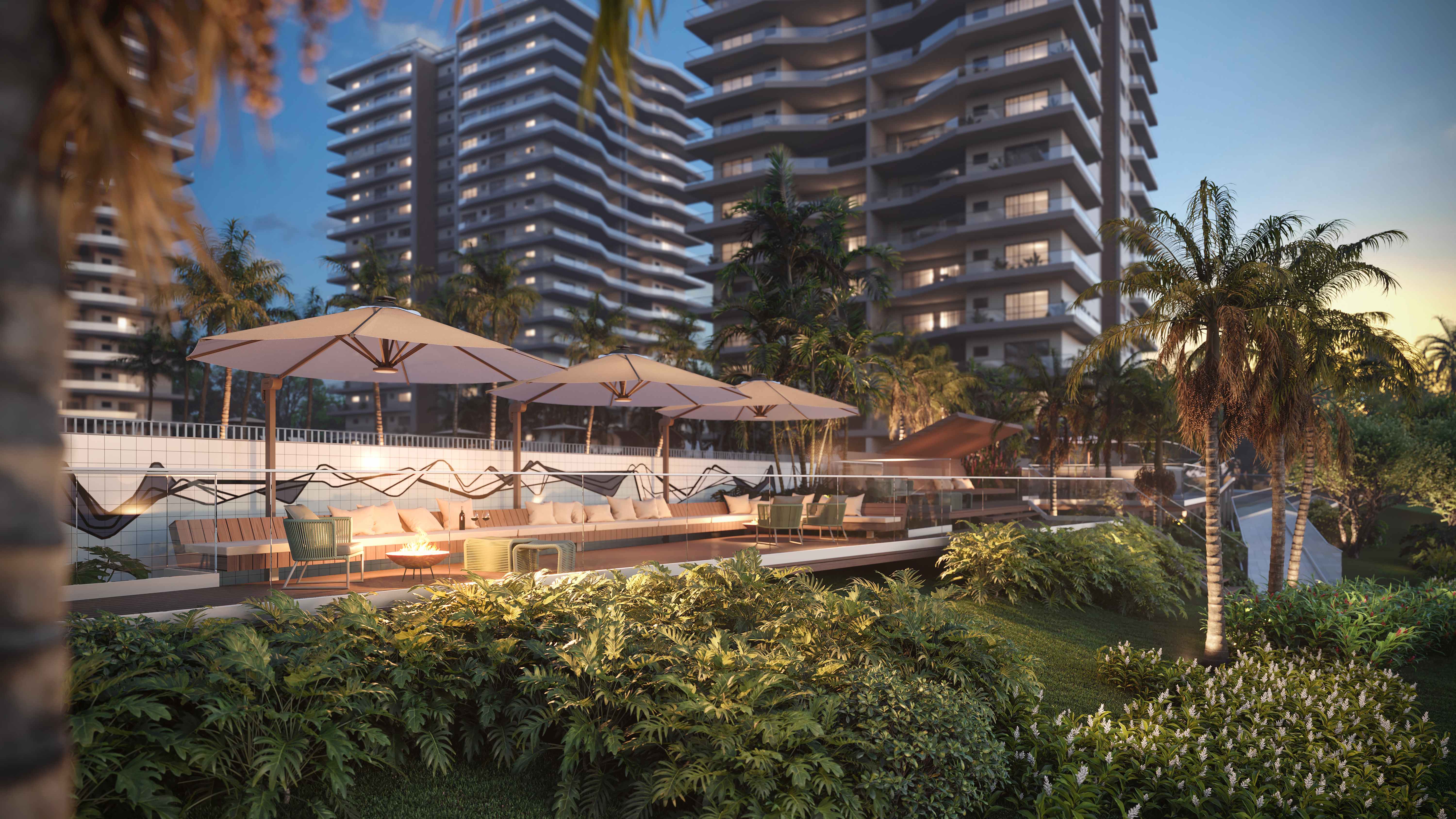 Área lounge do ORO Residences